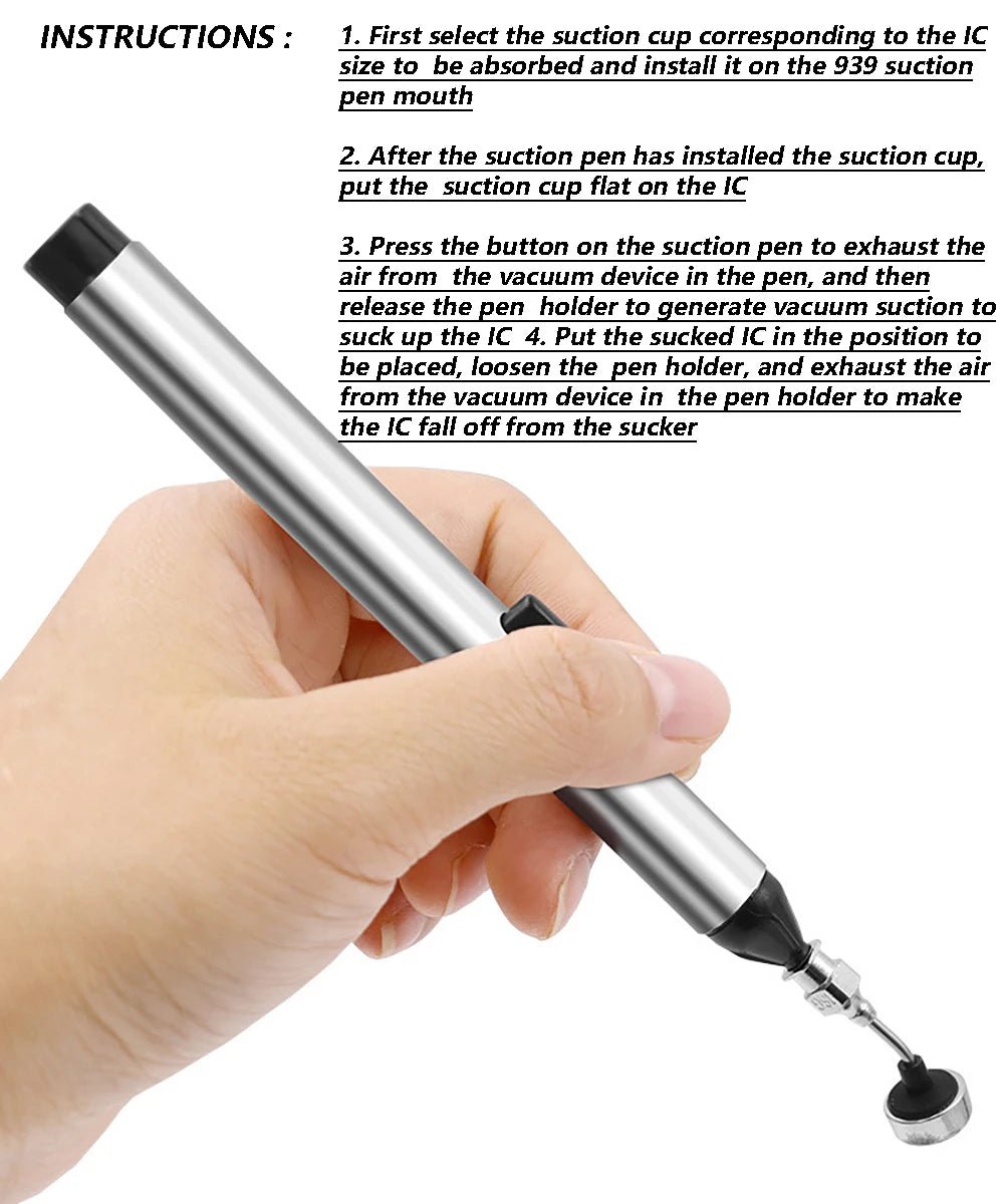 Vacuum Suction Pen Kit — Precision SMD Component Pickup Tool