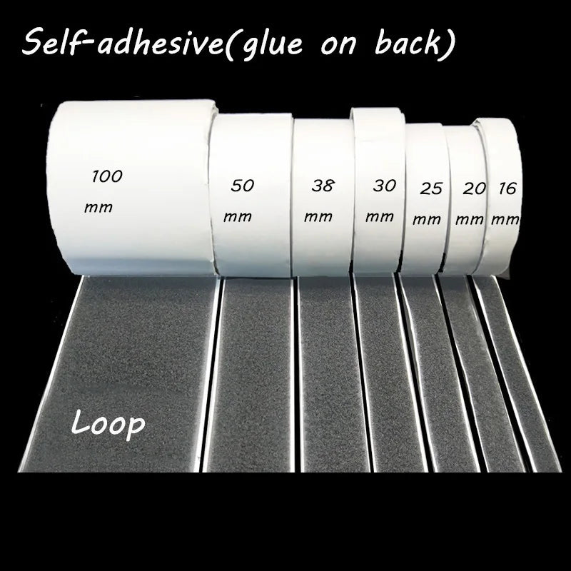 Self-Adhesive Hook and Loop Fastener Tape — Strong Nylon Sticker Roll