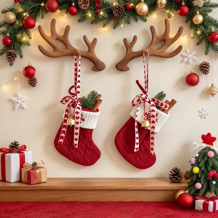DIY Hanging Stock Ornament — Festive Holiday Home Decor & Photo Prop