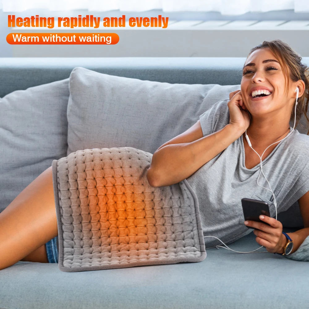 Hailicare Electric Heated Blanket Pad — Adjustable Temperature & Timer
