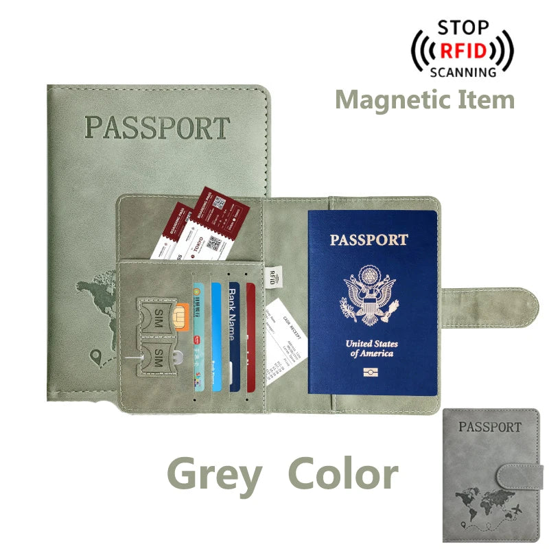 halilulu Passport Holder — RFID Blocking Travel Wallet & Organizer