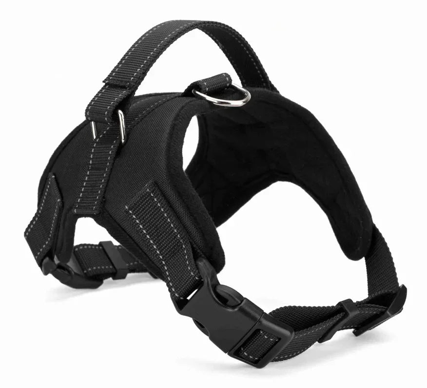 Breathable Nylon Dog Vest Harness — Adjustable Quick Release Design