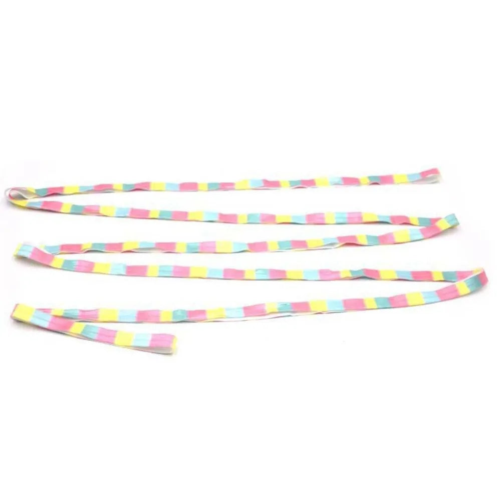 Elastic Group Jump Rope — Colorful Coordination Training Tool