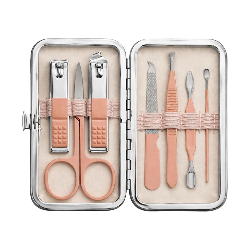 LGRAMER 7-Piece Nail Clipper Set — Professional Manicure & Pedicure Kit