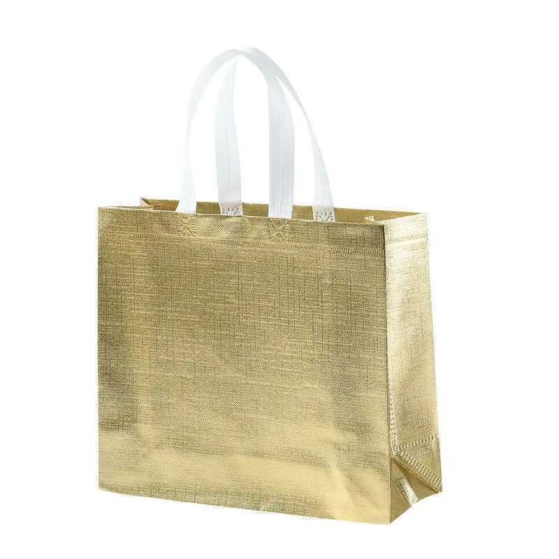 Reusable Glossy Gift Bag — Multi-Purpose Non-Woven Tote for Special Occasions
