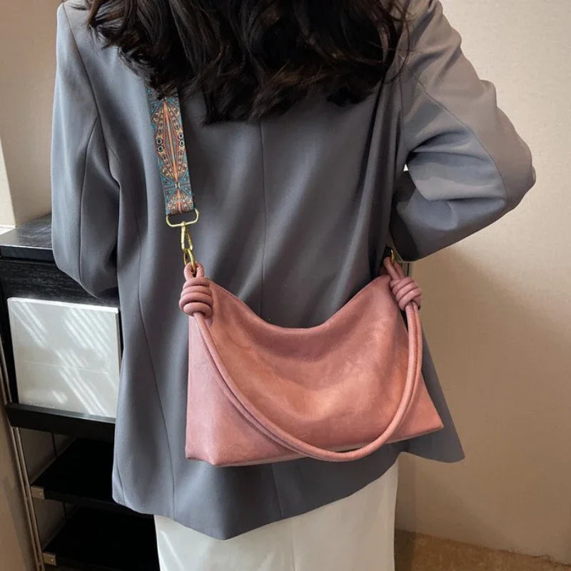 dawndesslo Women's PU Leather Tote Bag — Large Capacity Shoulder & Crossbody Bag