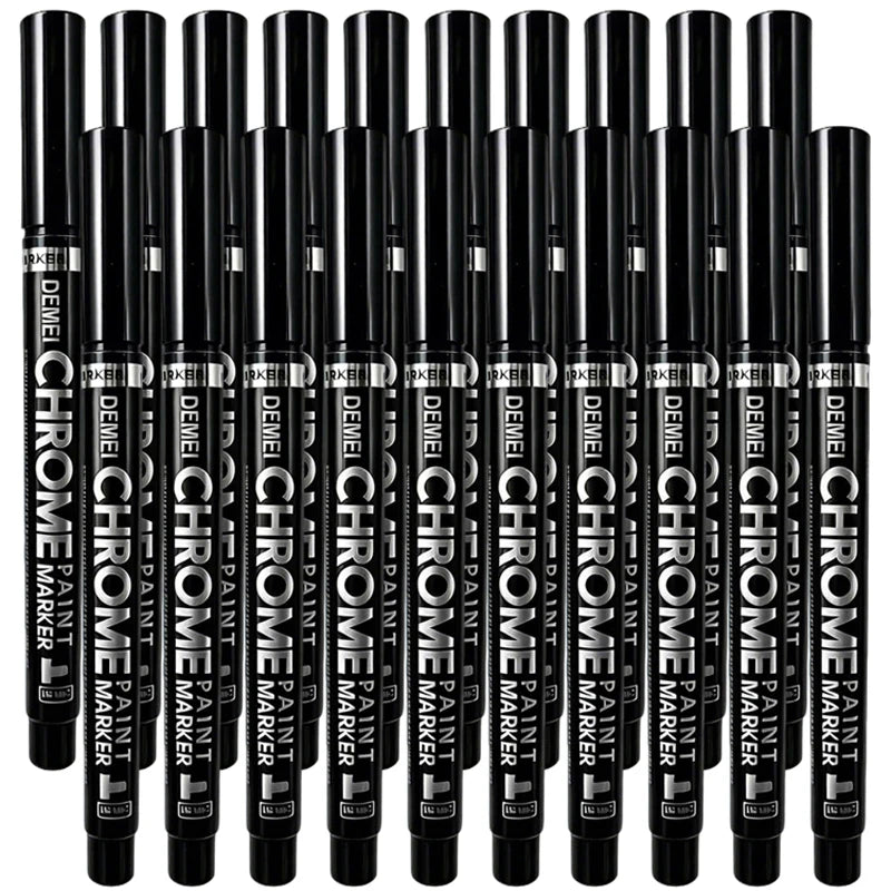 Mirror Marker Pens — High Gloss Reflective Paint for DIY Crafts