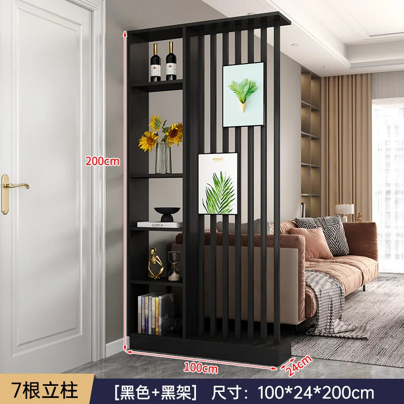 Modern Simple Room Divider — Elegant Wood Entrance Screen & Partition