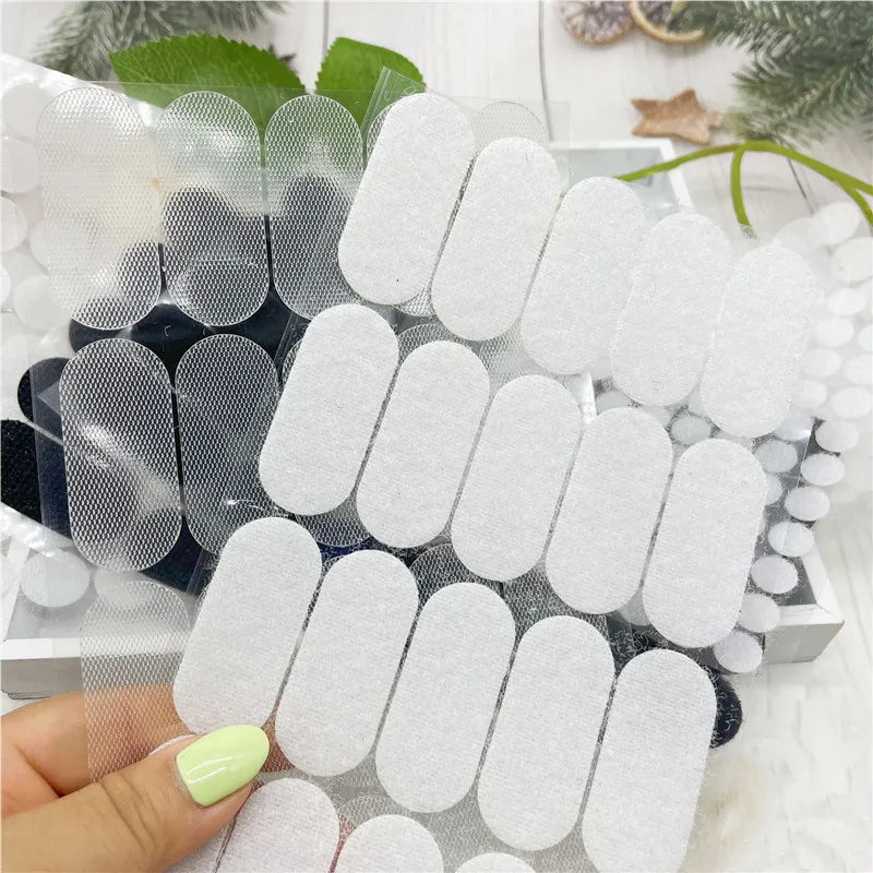 Self-Adhesive Transparent Hook and Loop Dots — Strong Fastener Tape for Sewing
