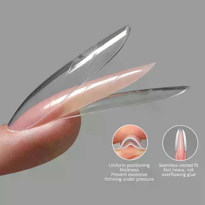 Shmacax Sandwich Dual Nail Forms — Quick Extension Manicure Kit