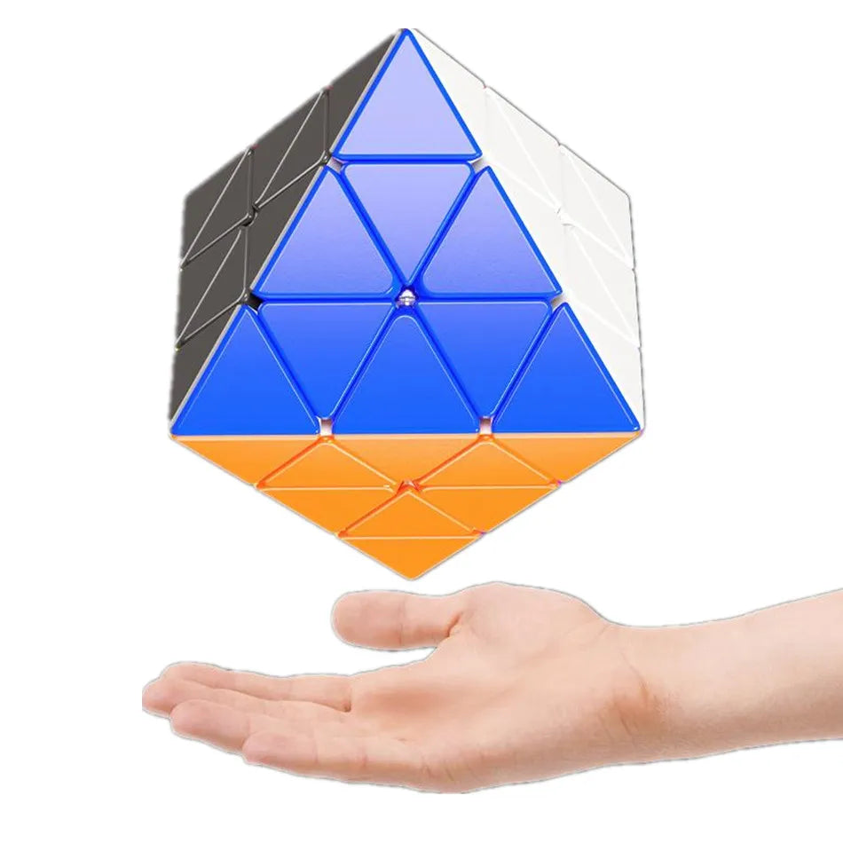 Rotating Octahedron Magnetic Magic Cube — Stickerless Brain Teaser Puzzle