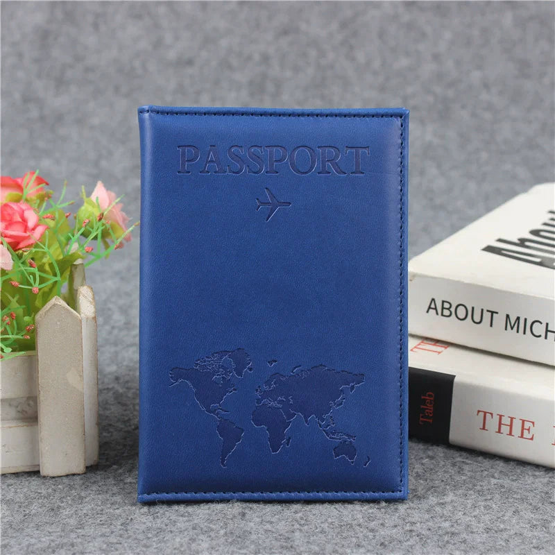 cosyde PU Leather Passport Cover — Travel Document Organizer & Card Holder