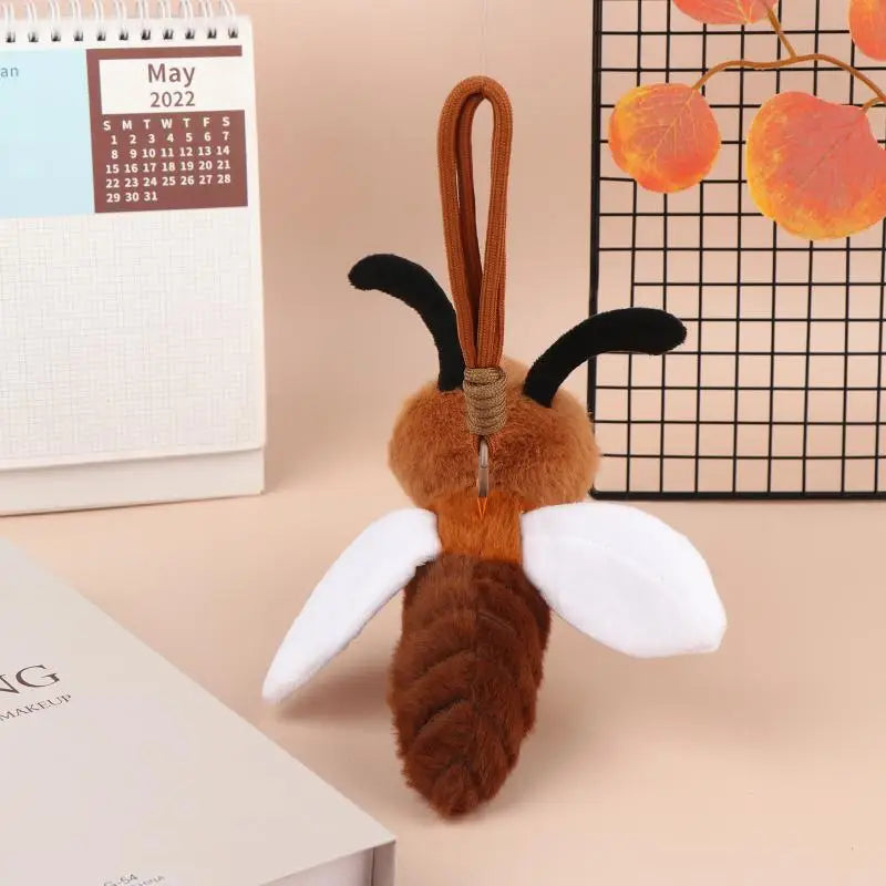 JCTTTY Mosquito Plush Pendant — Quirky Bag Charm & Stress Relief Toy
