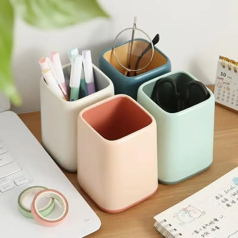 JETTING Desktop Pen Organizer — Minimalist Plastic Stationery Holder