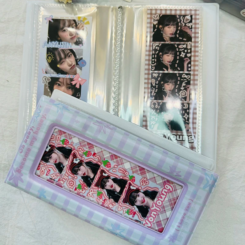 HarPaper Spring Photo Booth Album — 2x6 Inch Photo Strip Holder