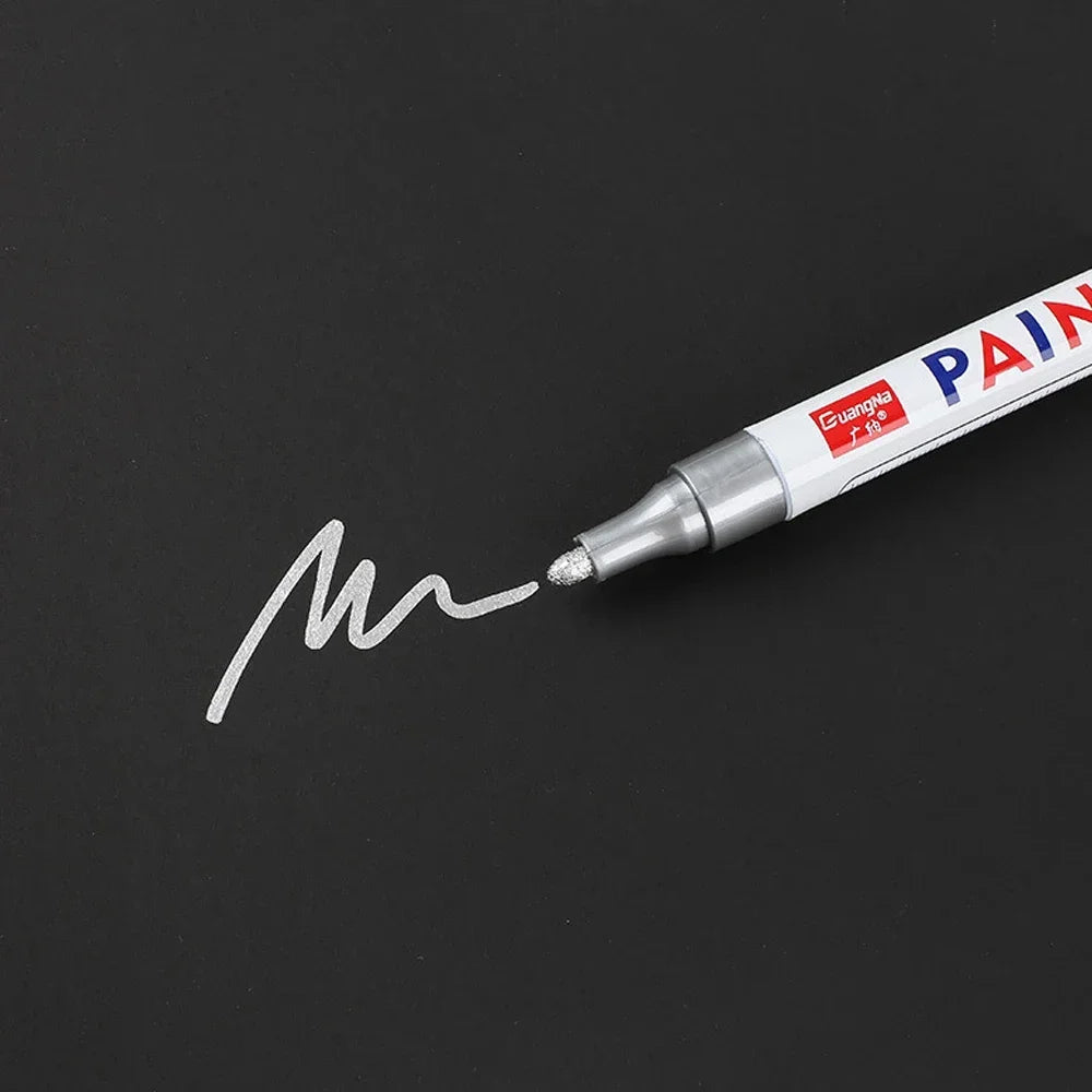 Permanent Paint Marker Pens — Waterproof Quick-Dry Tire & Craft Markers