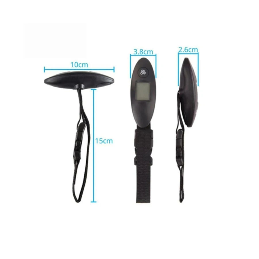 DIDA BEAR Digital Luggage Scale — Portable Hanging Scale with Blue Backlight