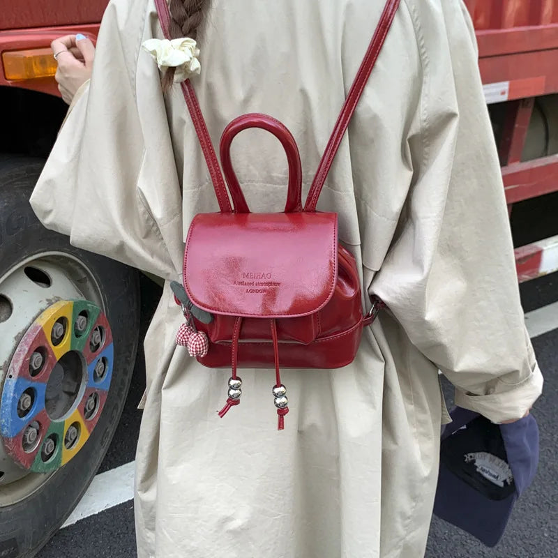Trendy Mini Backpack — Fashionable Small Shoulder Bag for Women