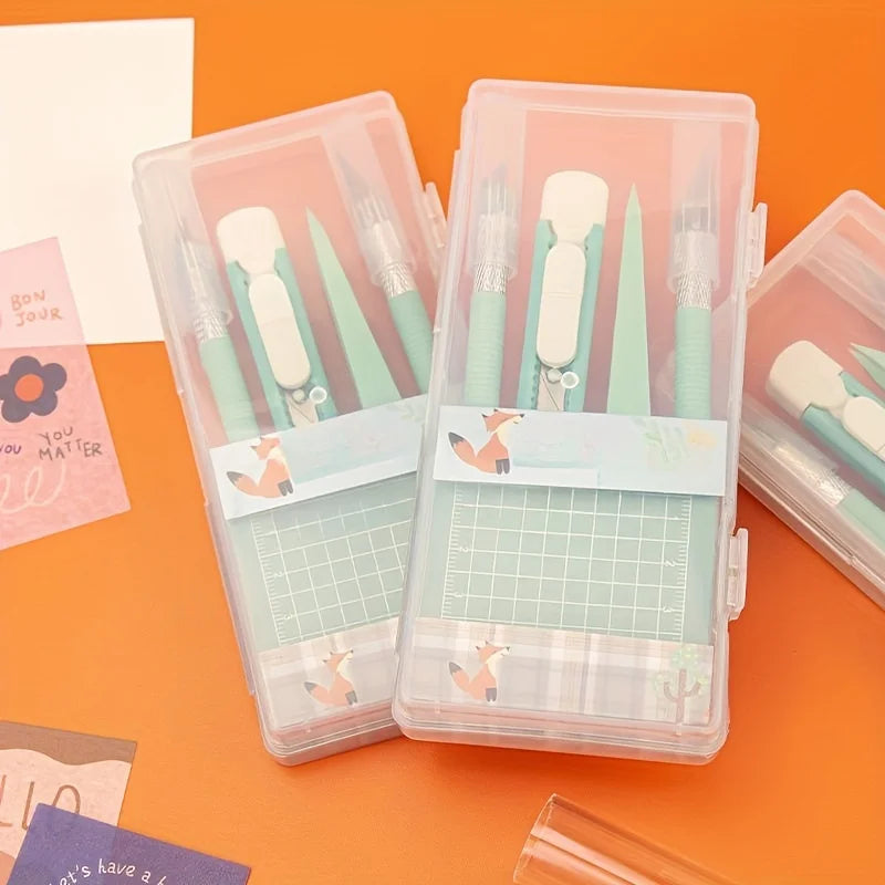 5-Piece Scrapbook Tool Set — Precision Crafting & Carving Kit
