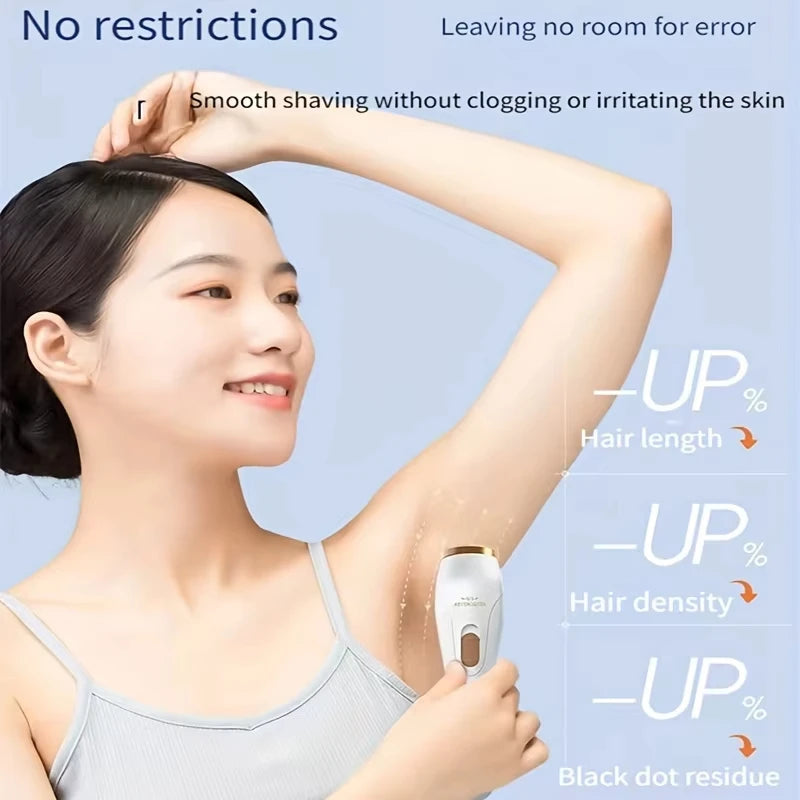 Electric Epilator for Women — Portable Body Hair Trimmer for Face and Legs