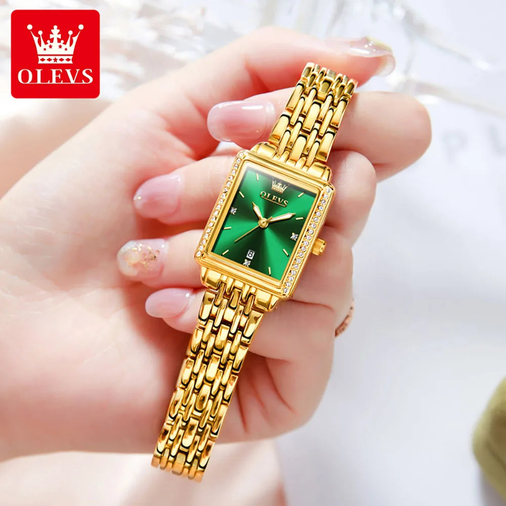 OLEVS 9995 Women's Luxury Watch — Elegant Quartz Timepiece with Luminous Date