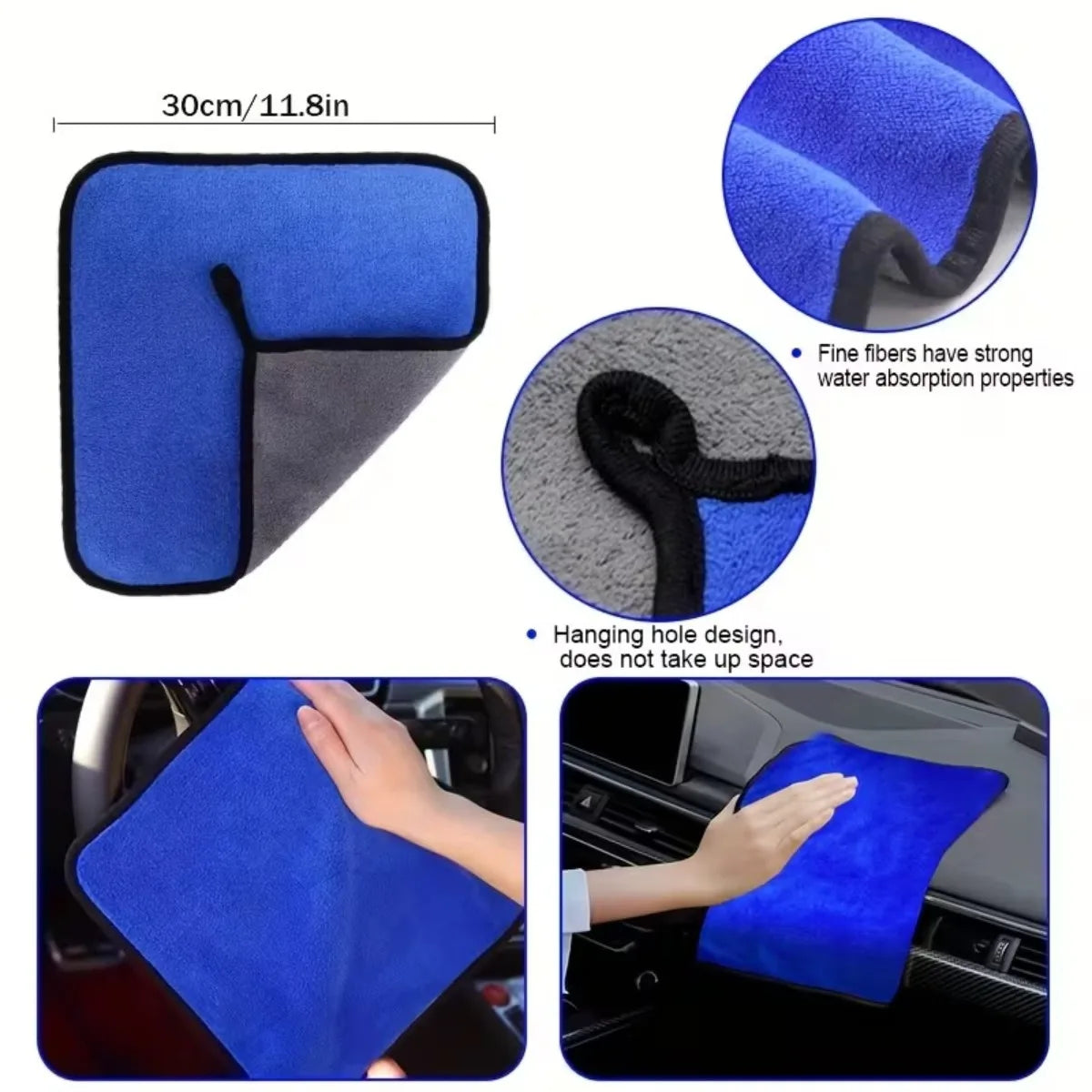kkjoy Car Detailing Brush Set — Multi-Purpose Cleaning Tools for Vents and Gaps