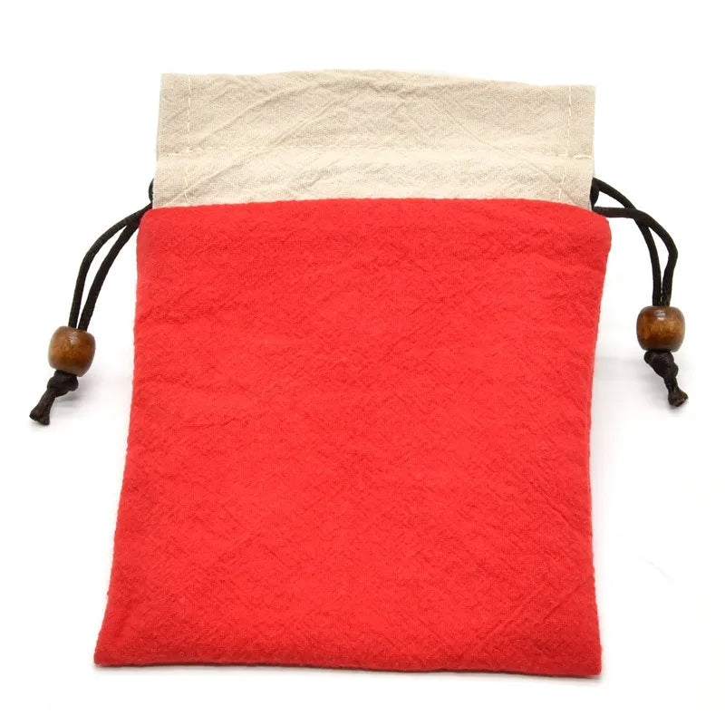 Cotton Drawstring Storage Bag — Small Jewelry & Gift Organizer