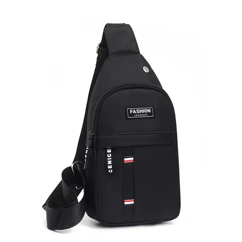 Men's Waterproof Fanny Pack — Large Capacity Shoulder Bag for Outdoor Travel
