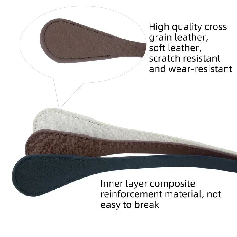TANQU PU Leather Replacement Handles — Slim Shoulder Straps for Handbags