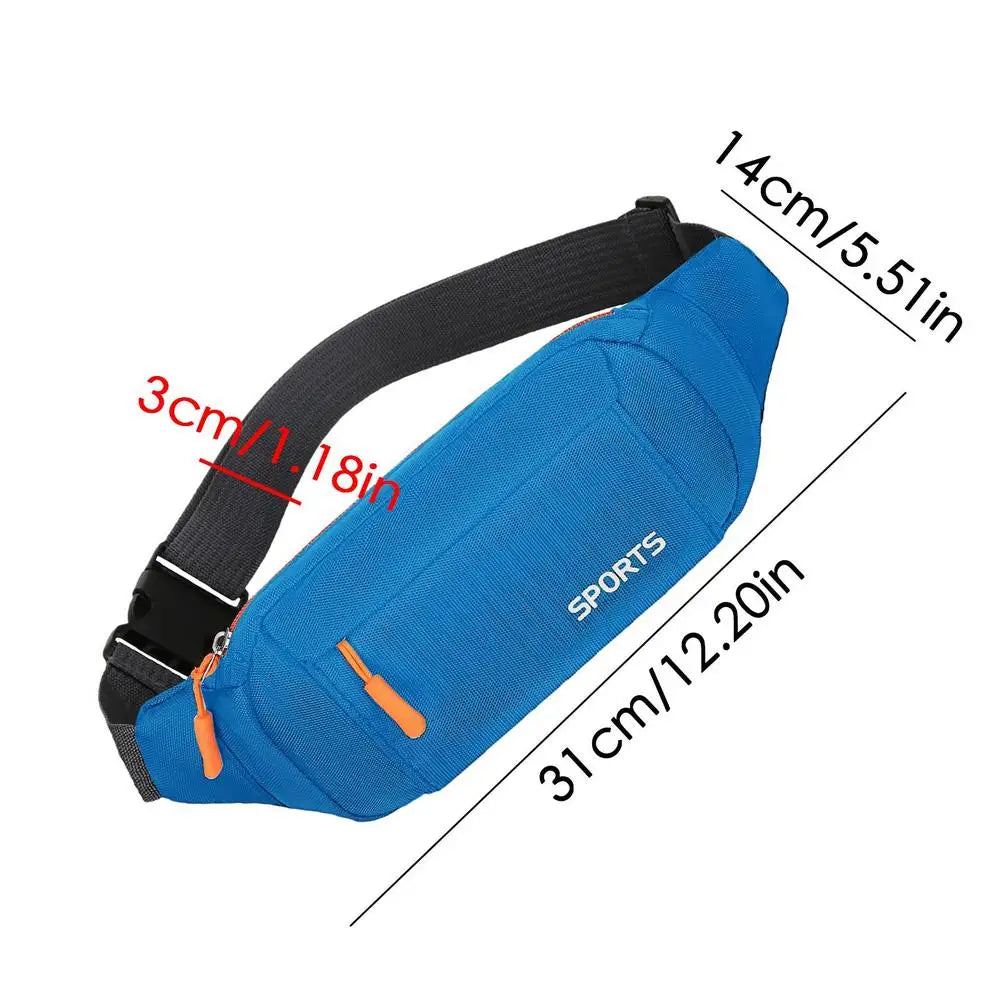 Waterproof Running Waist Pack — Versatile Sports Belt for Travel & Fitness