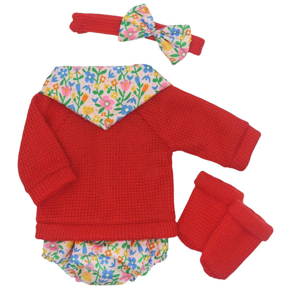Kanvtoy Doll Clothing Sets — Cute Rompers and Shoes for 13-18 Inch Dolls