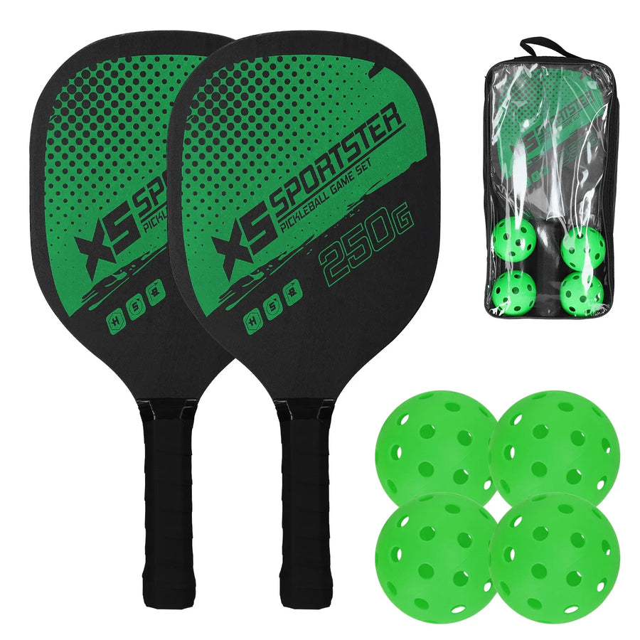 Pickleball Set — 2 Rackets & Balls
