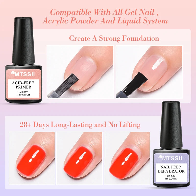 Mtssii Nail Prep Dehydrator and Primer — Professional Manicure Prep Solutions