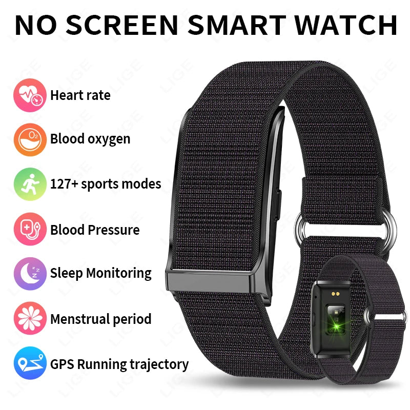 LIGE Smart Watch — Fitness Tracker with Heart Rate & Blood Oxygen Monitor