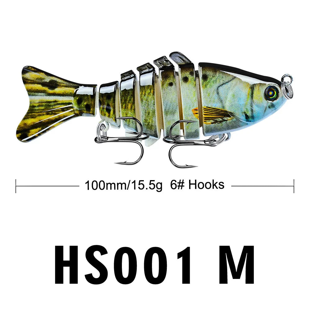 Multi-Section Fishing Lure Set — Versatile Artificial Bait for Various Waters