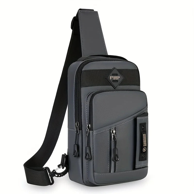Men's Multifunctional Chest Bag — Crossbody Sling for Travel and Daily Commute