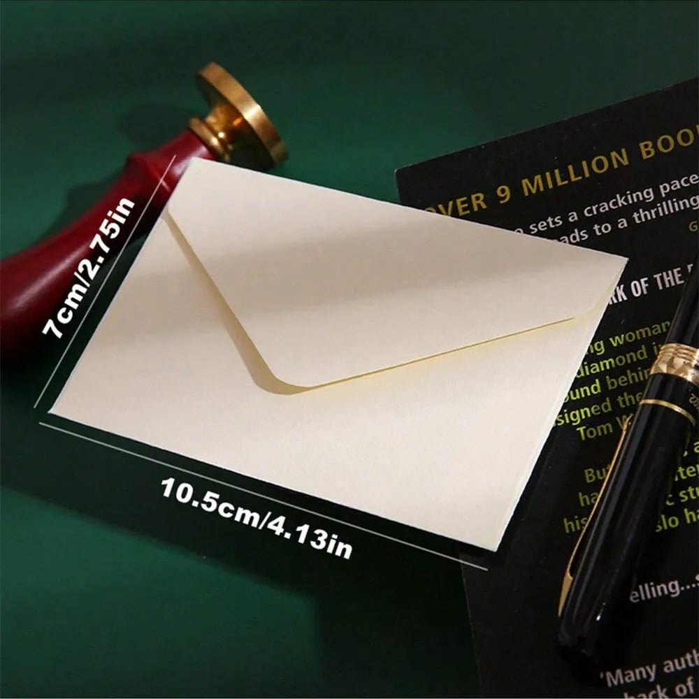 Kraft Mini Envelopes — Small Card Holders for Gifts and Business, 20 Pack
