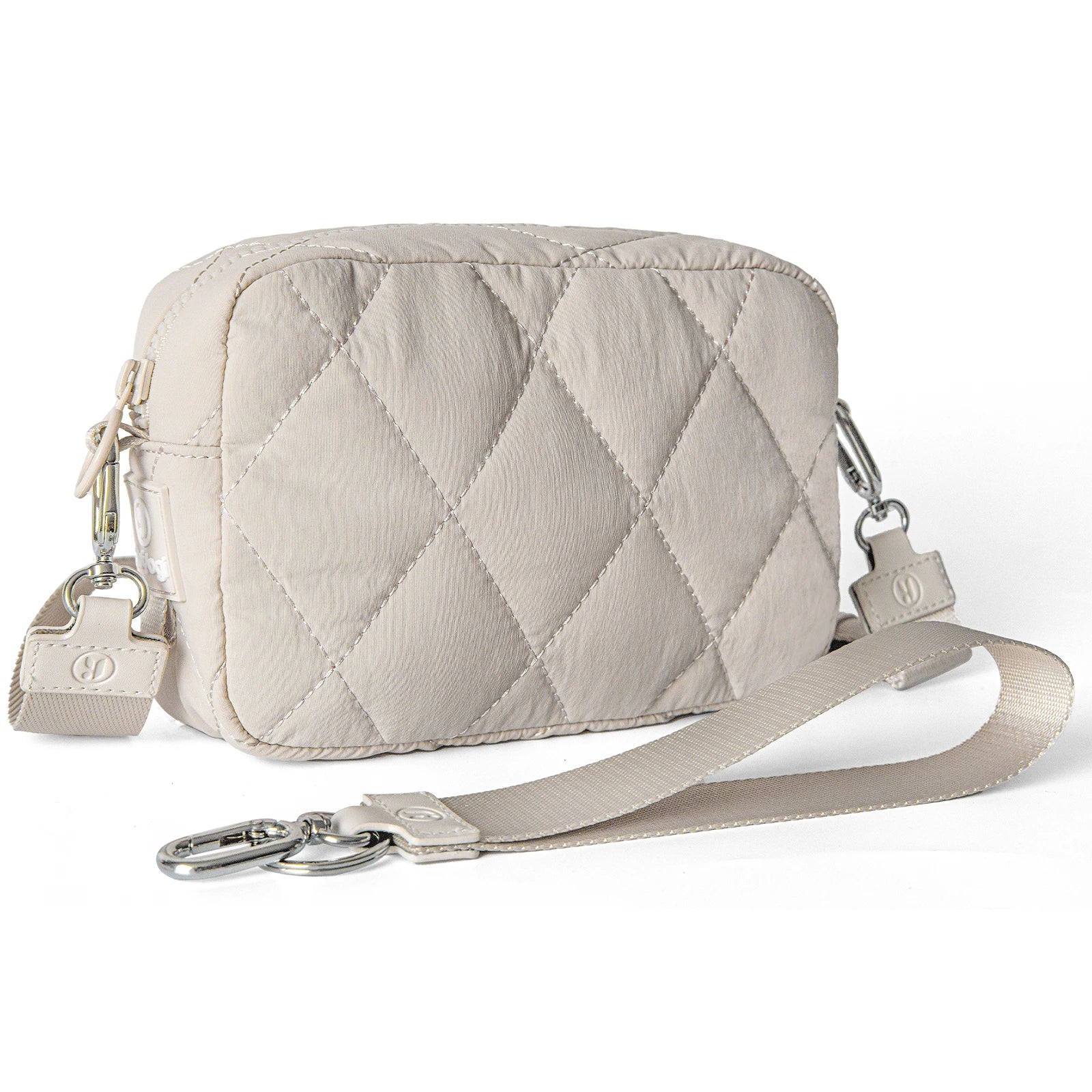 DOYOGI Nylon Puffer Crossbody Wallet — Versatile Wristlet & Phone Carrier