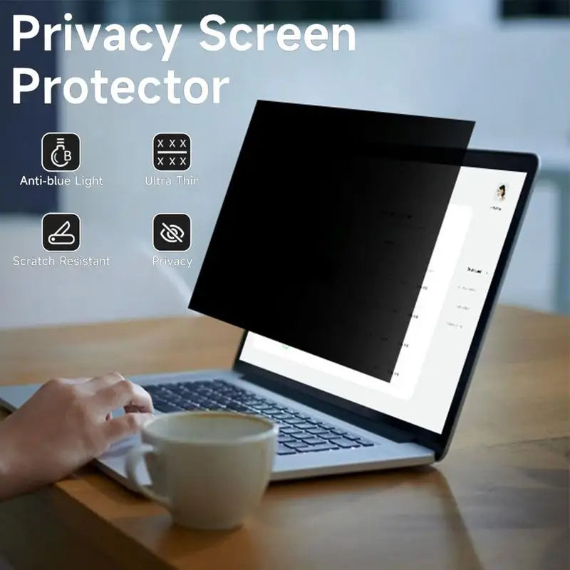 Laptop Privacy Screen Protector — Anti-Glare Matte Film for Notebooks