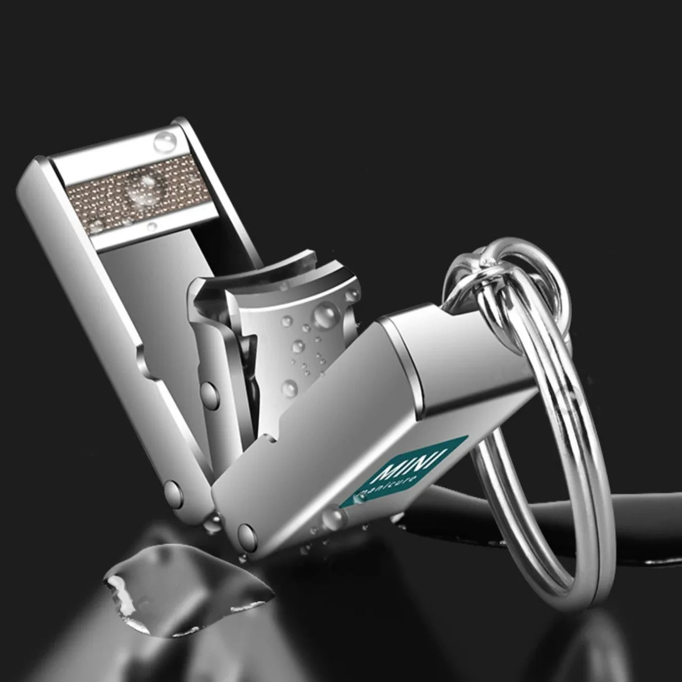Ouriner Stainless Steel Nail Clipper — Compact Manicure Tool with Storage