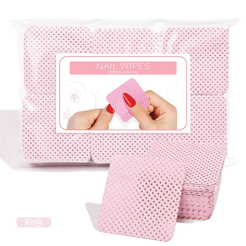 Misscheering Lint-Free Nail Wipes — Professional Gel Polish Remover Pads
