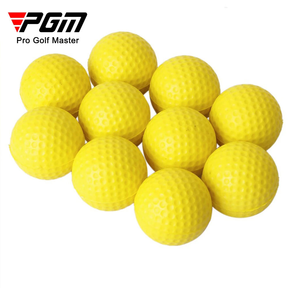 PGM Yellow Golf Practice Balls — Durable PU Foam Training Gear