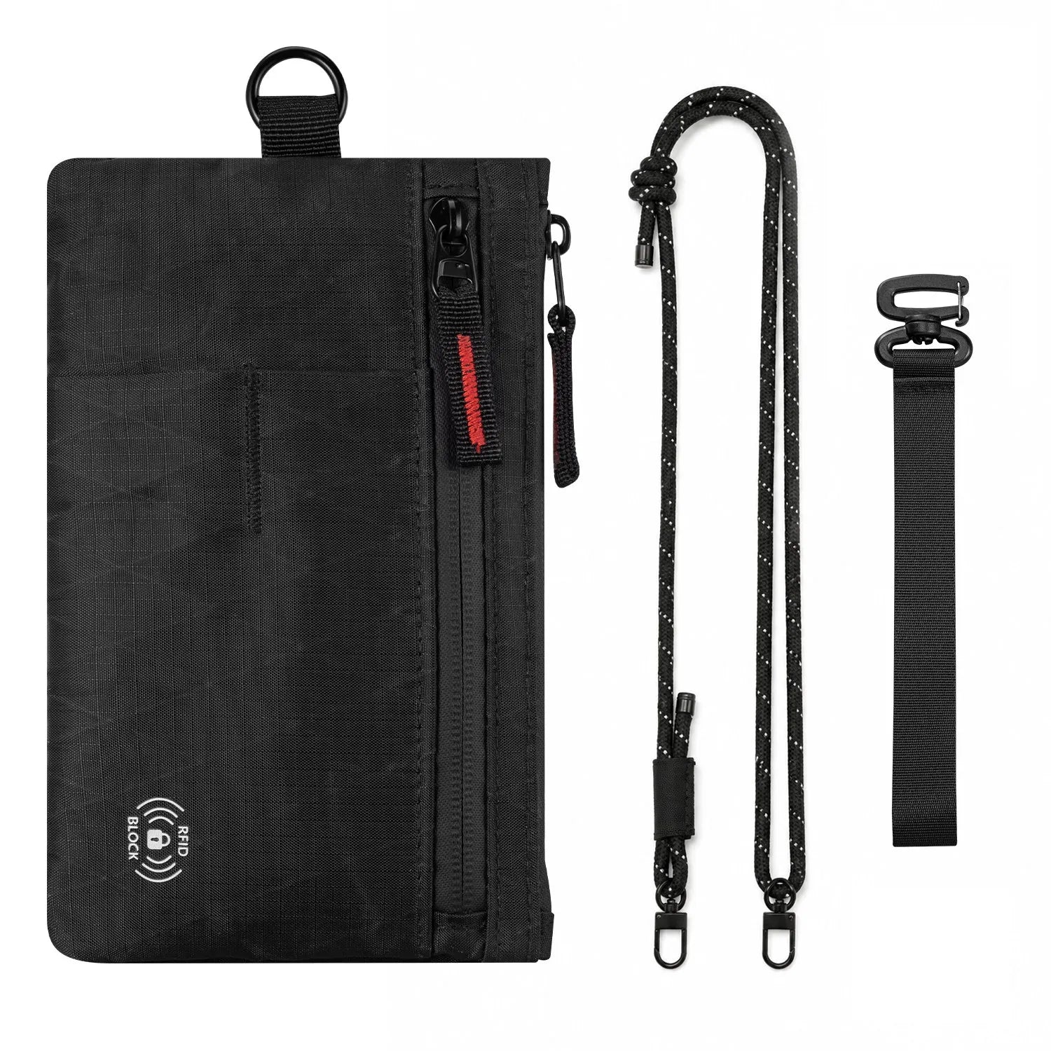 RFID Blocking Travel Wallet — Unisex Wrist Organizer & Clutch Bag