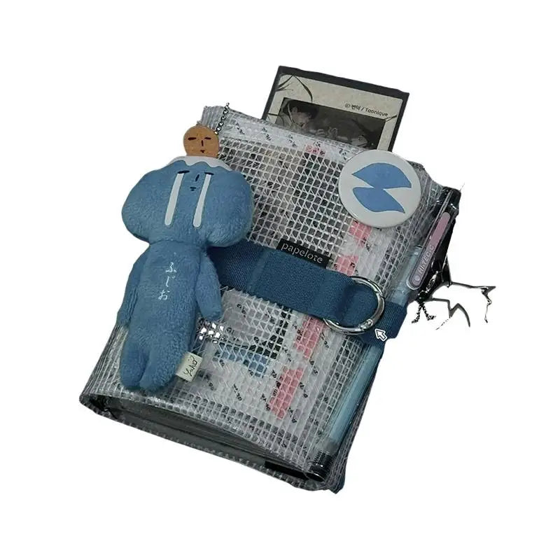 Portable PVC Document Bag — Multi-Function Loose-Leaf Storage Organizer