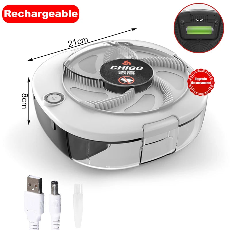 Electric Fly Trap — Rechargeable Indoor and Outdoor Insect Catcher