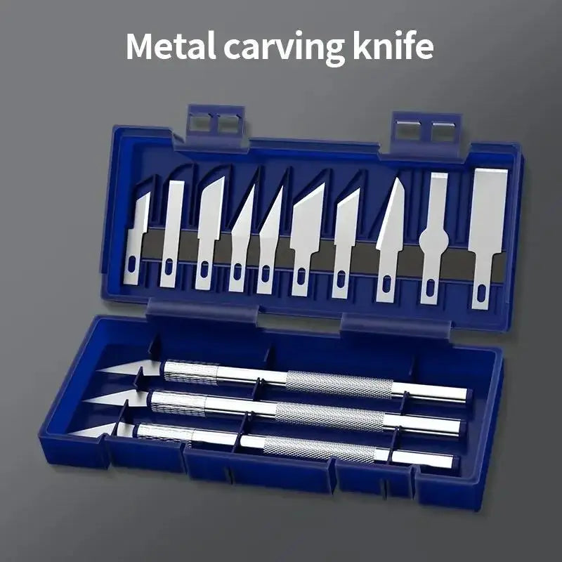 Precision Metal Carving Knife Set — Professional Engraving Tool for DIY Crafts
