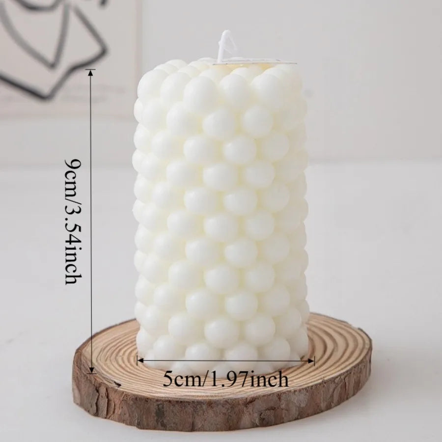 Nordic Bubble Cube Scented Candle — Soy Wax Aromatherapy Decor
