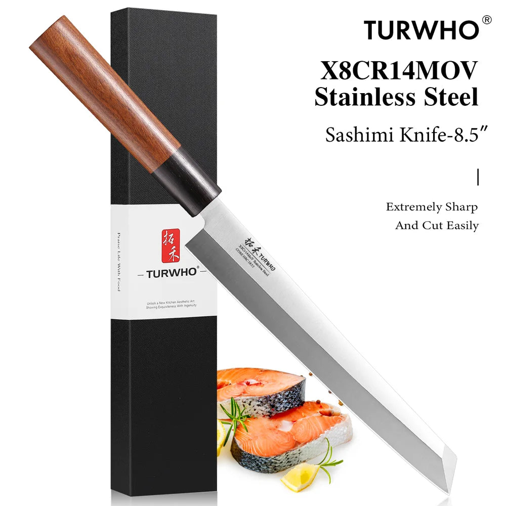 TURWHO Sashimi Knife — Professional Stainless Steel Filleting Blade