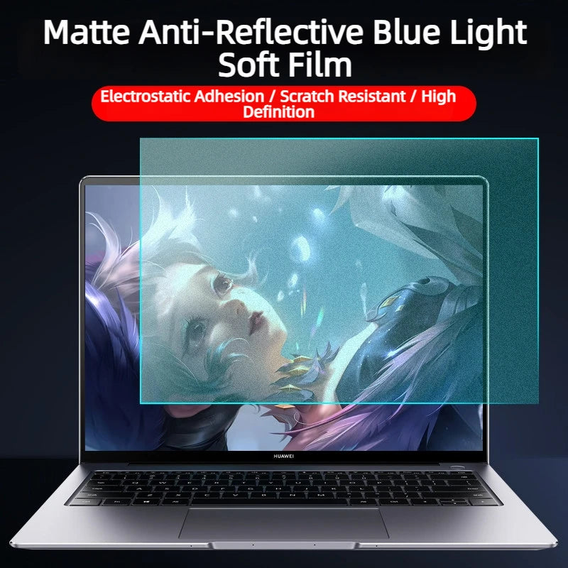 unflyge Anti Blue Light Screen Protector — Matte & Clear Laptop Film