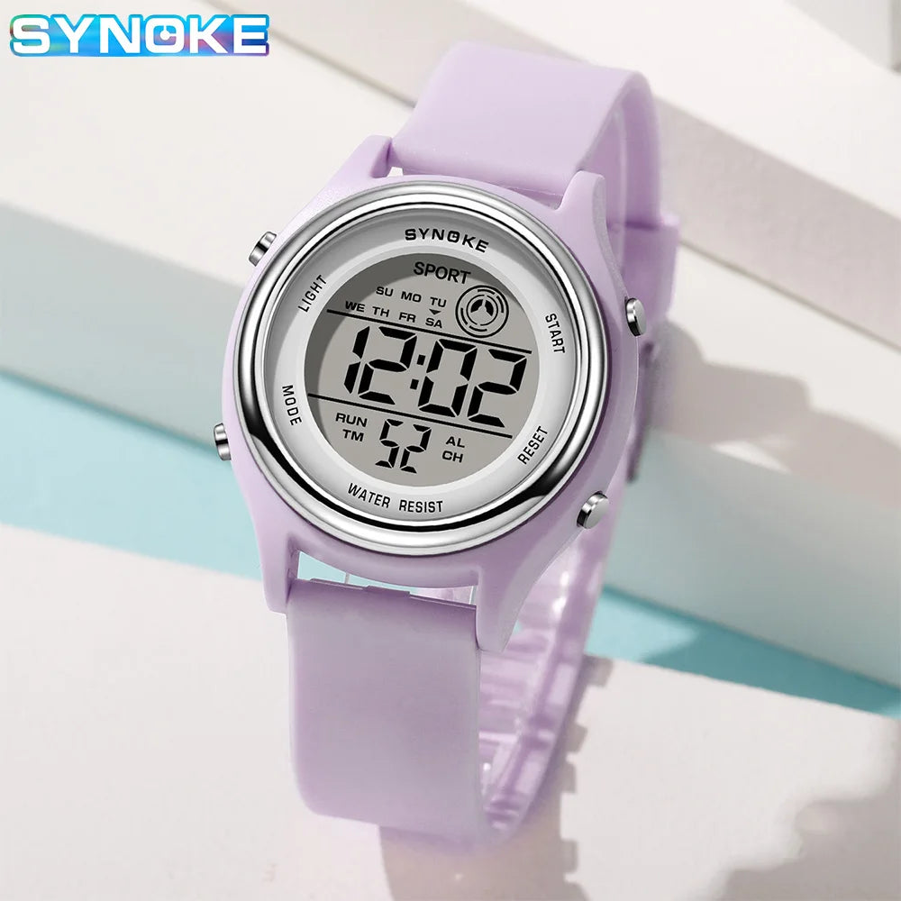 SYNOKE Kids Digital Sport Watch — Waterproof Electronic Timepiece with Backlight